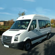 Luxury 12 seater van transfers